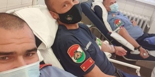 Baranyai tűzoltók is részt vettek az országos véradáson Baranyai tűzoltók is részt vettek az országos véradáson