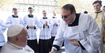 Így találkozott a Pécsi Egyházmegye papnövendéke a Szentatyával