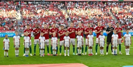 Pécsi gyerekek kísérték be a fociválogatottat a Puskásba