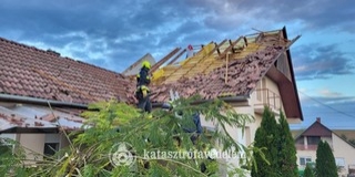 Kidőlt fák, megbontott tetők, elárasztott épületek: Baranya-szerte károkat okozott a vihar