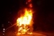Hatalmas lángokkal égett egy autóbusz Baranyában