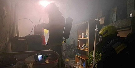 Mohácsi családi ház alagsorában csaptak fel a lángok