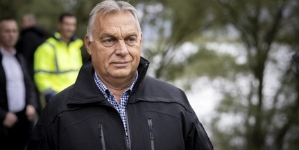 A mobilgátak telepítését ellenőrizte Orbán Viktor