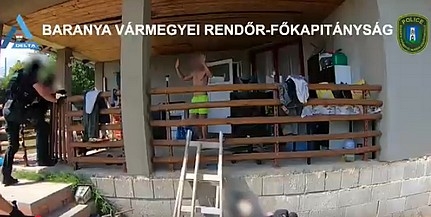 Kommandósok csaptak le az illegális kertészetet működtető baranyai férfire - Videó!