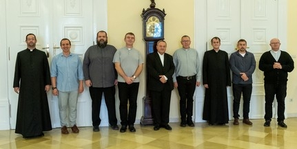 Az egyházmegyében szolgáló diakónusokkal találkozott Felföldi László Az egyházmegyében szolgáló diakónusokkal találkozott Felföldi László