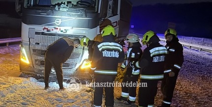 Elakadt kamionhoz riasztották a mohácsi tűzoltókat Elakadt kamionhoz riasztották a mohácsi tűzoltókat