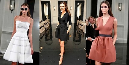 A celebek megőrülnek Victoria Beckham ruháiért