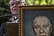 Moldova György leplezte le a száz éve született Kádár János szobrát