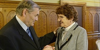 Wittner Mária Mindszenty-emlékérmet kapott