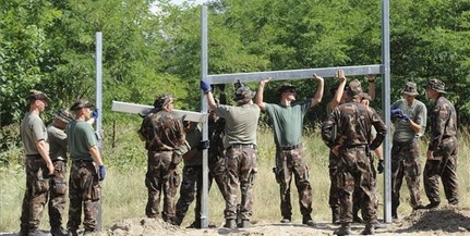 A honvédség felkészült a határzár megépítésére A honvédség felkészült a határzár megépítésére