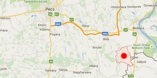 Homokzsákokkal védekeznek Majson a vízfolyás ellen