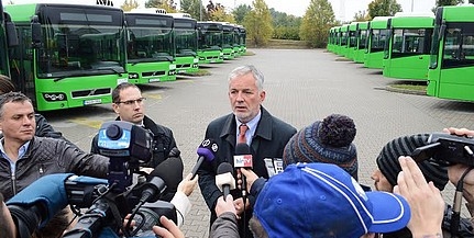 Megkezdődött a Volvo buszok forgalomba állítása Pécsett, száztizenöt járja majd a várost