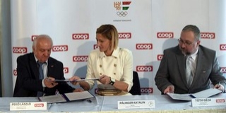 Újabb négy évig támogatja a COOP a Magyar Olimpiai Csapatot Újabb négy évig támogatja a COOP a Magyar Olimpiai Csapatot