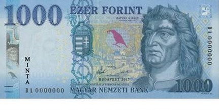 Megújulnak az 1000 forintos bankjegyek